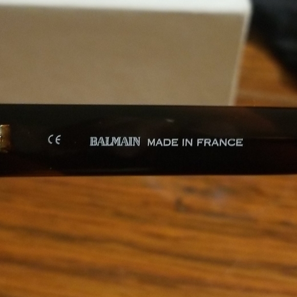 Balmain Unisex Stars Sunglasses in Tortoise brown - Picture 5 of 10